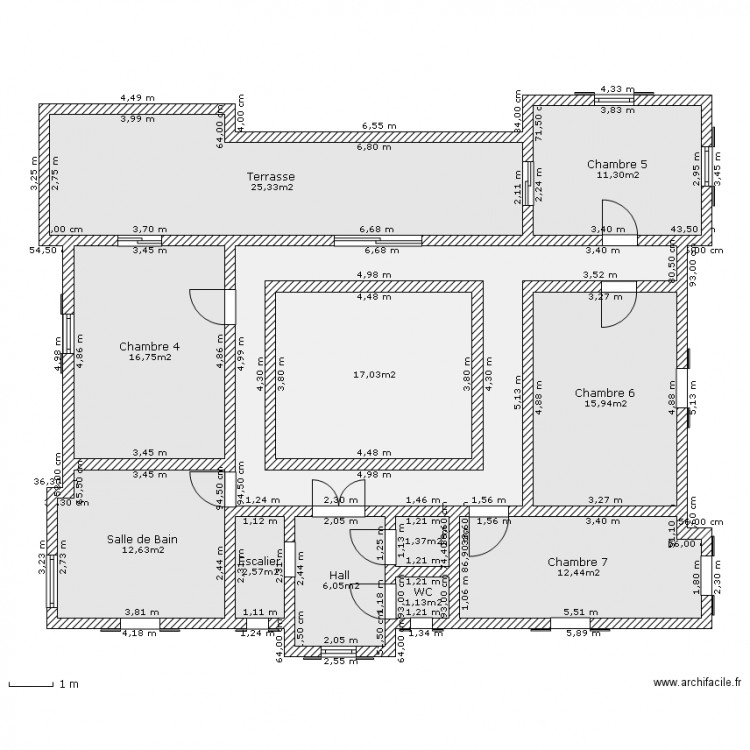 riad étage. Plan de 0 pièce et 0 m2