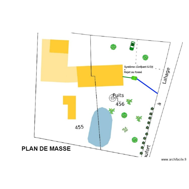 Gajan. Plan de 0 pièce et 0 m2