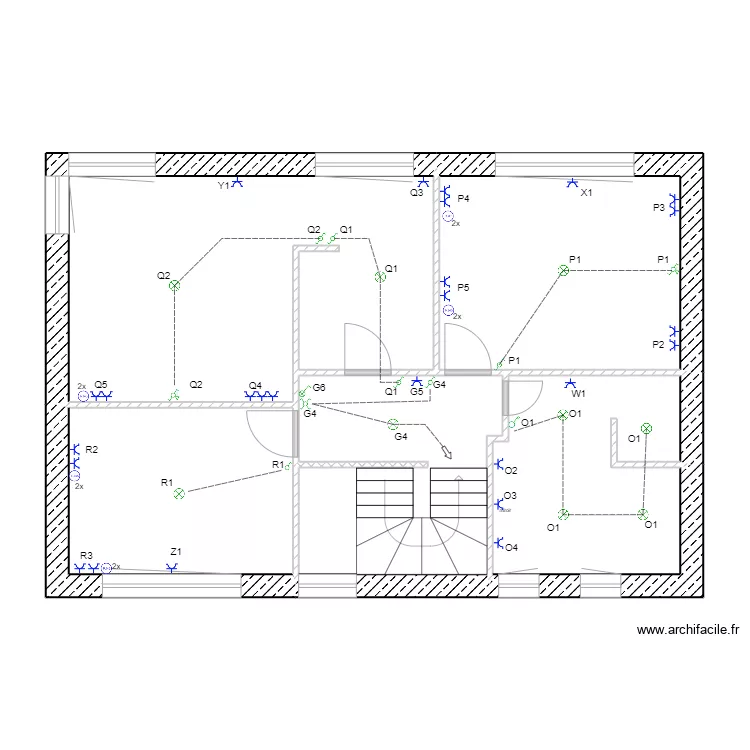Nouveaux plan étage elec. Plan de Nouveaux plan étage elec. Plan de