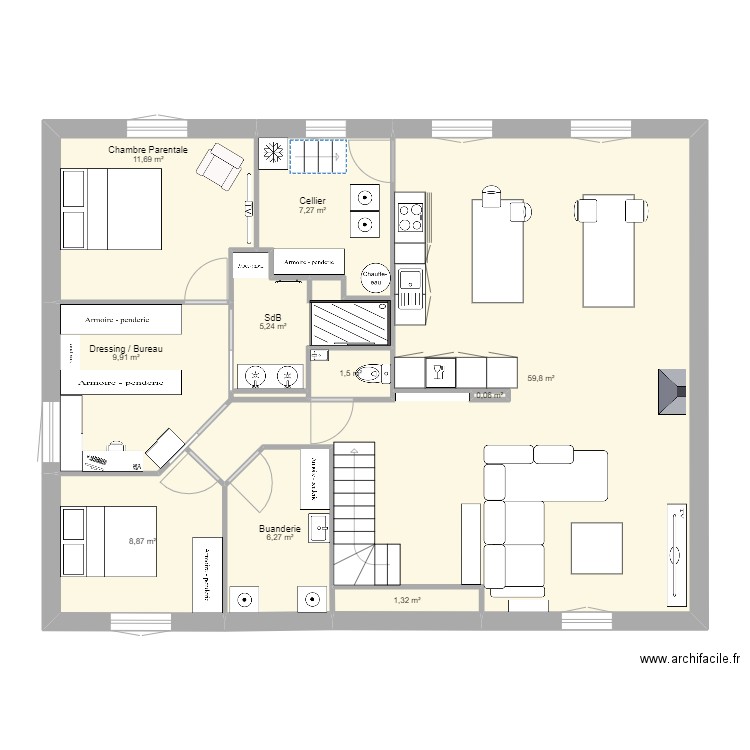 Gergy 2. Plan de 0 pièce et 0 m2