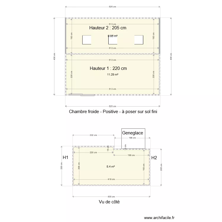 Ferme Marine. Plan de 