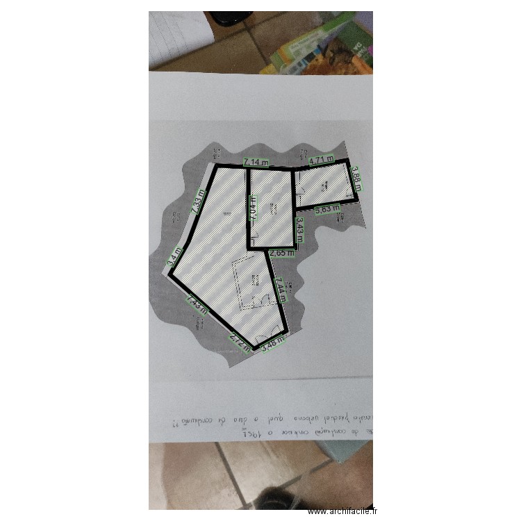 PLAN DE MASSE correcte. Plan de 0 pièce et 0 m2