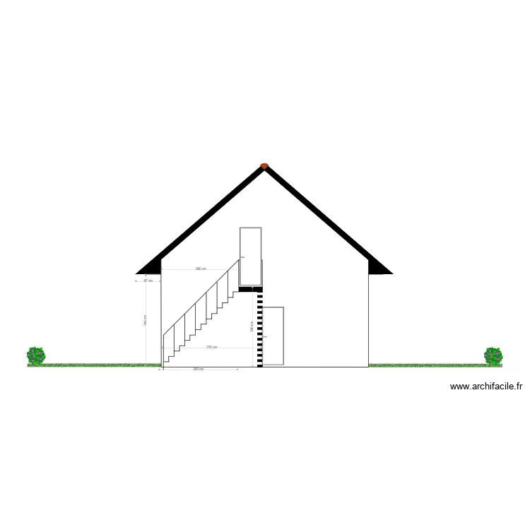 Maison Pignon EST. Plan de 