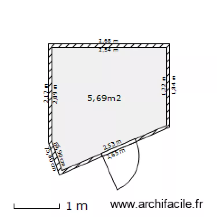 Plan cave 1. Plan de 