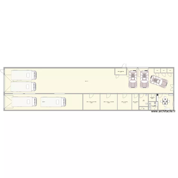 ATELIER. Plan de 
