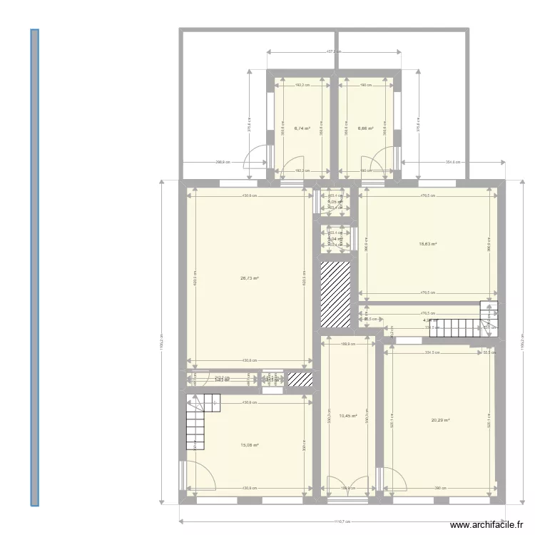 Projet Fleurus 2 Rez. Plan de 