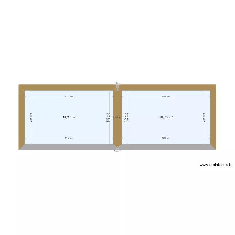 c&ocirc;t&eacute; sud avant. Plan de 