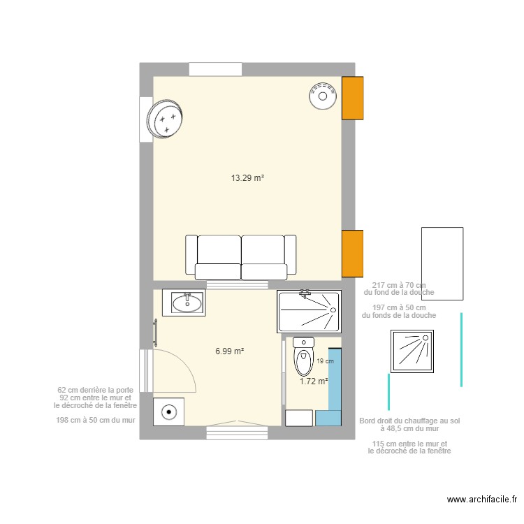 Grrr RdC 2023 - 10 (douche 120x80). Plan de 0 pièce et 0 m2