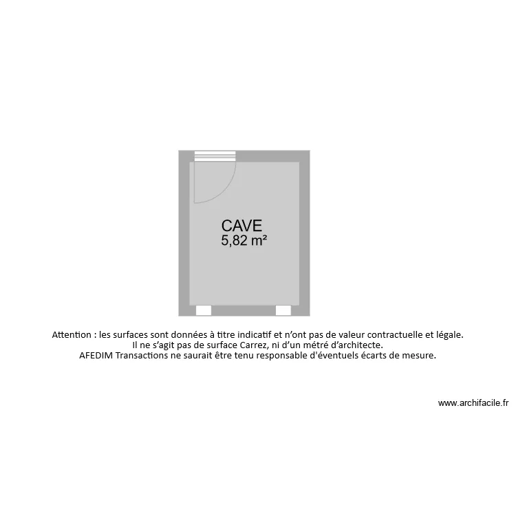 BI 7538 CAVE . Plan de 