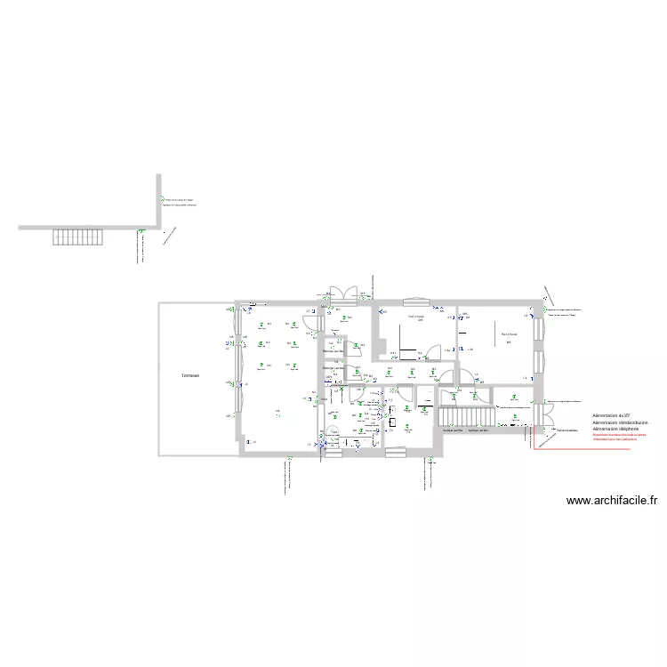 Appartement Visé Rez de chaussée. Plan de Appartement Visé Rez de chaussée. Plan de