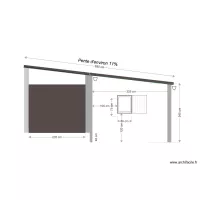 Garage plan de coupe apr&egrave;s travaux