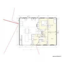 Plan maison r&eacute;nov&eacute;