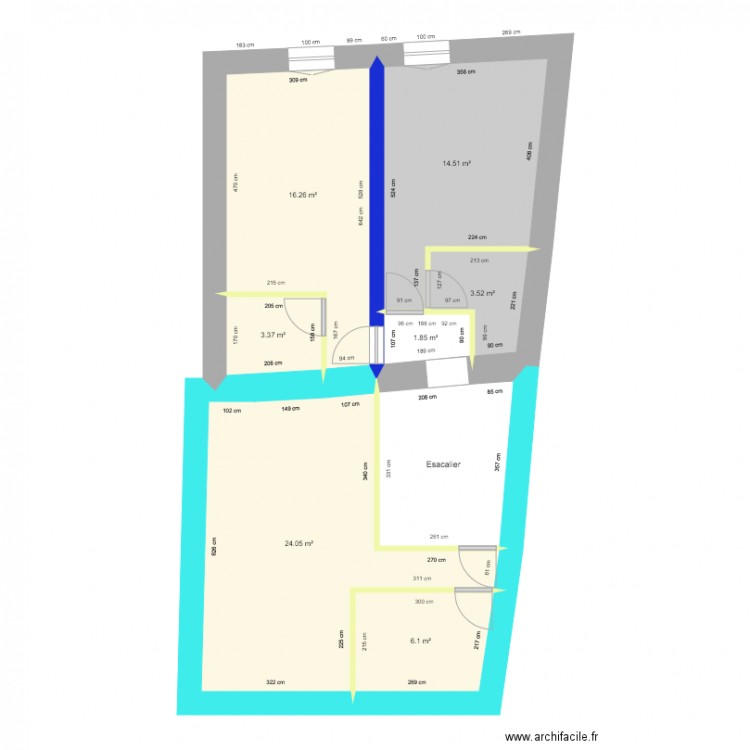 2 etage plaquiste. Plan de 0 pièce et 0 m2