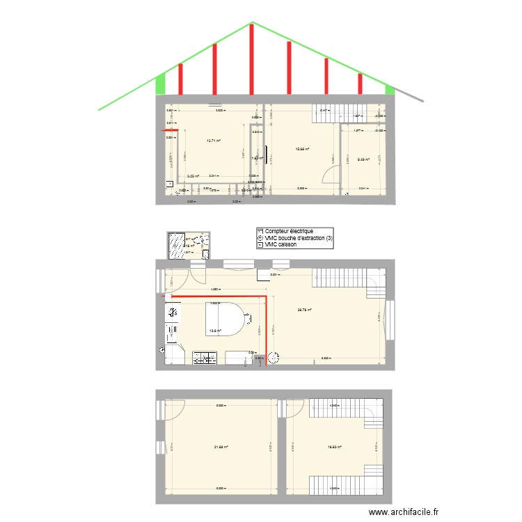 ébauche 2. Plan de 0 pièce et 0 m2