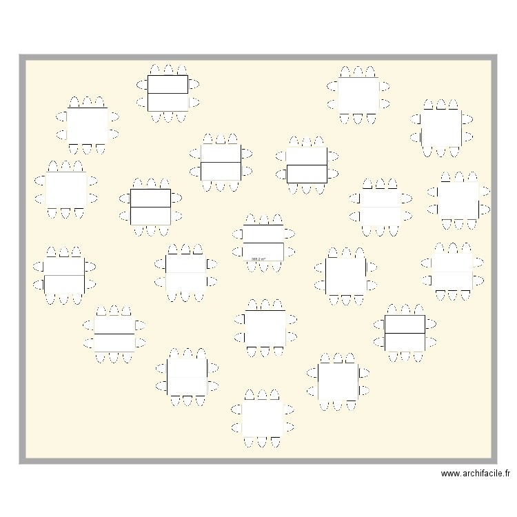 tables de 10 coeur. Plan de 0 pièce et 0 m2