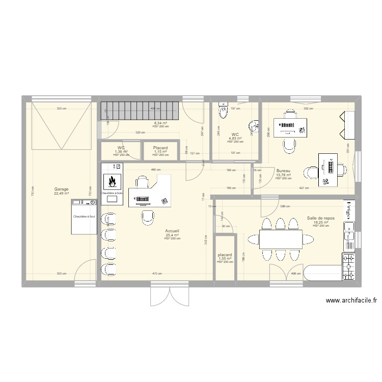 Gendarmerie. Plan de 0 pièce et 0 m2