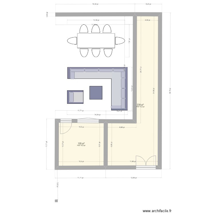 Plan V3. Plan de 0 pièce et 0 m2