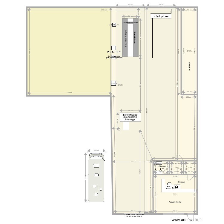 CCT VL CHALON EN CHAMPAGNE V4. Plan de 6 pièces et 501 m2