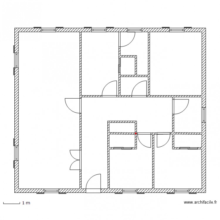 berger rdc. Plan de 0 pièce et 0 m2