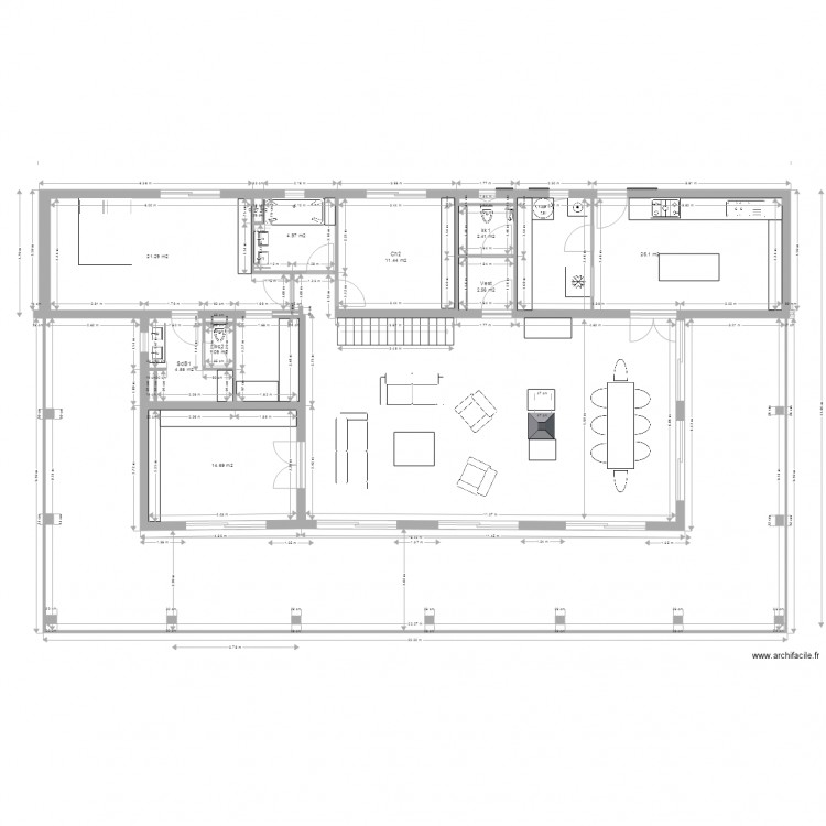 La case bambou maison . Plan de 0 pièce et 0 m2