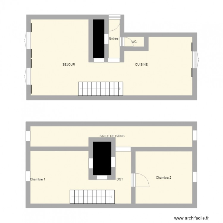 ARCHIVES. Plan de 0 pièce et 0 m2