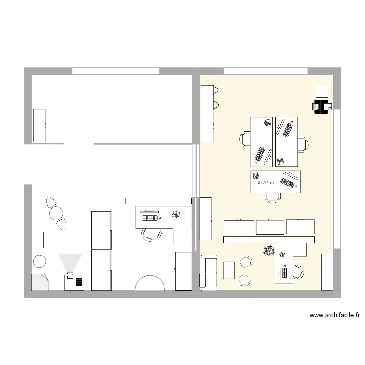 Réorg bureaux . Plan de Réorg bureaux . Plan de