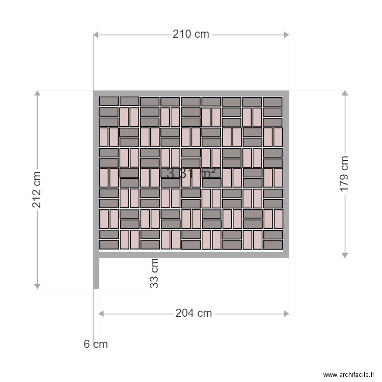 Dalle beton cabanne. Plan de 0 pièce et 0 m2