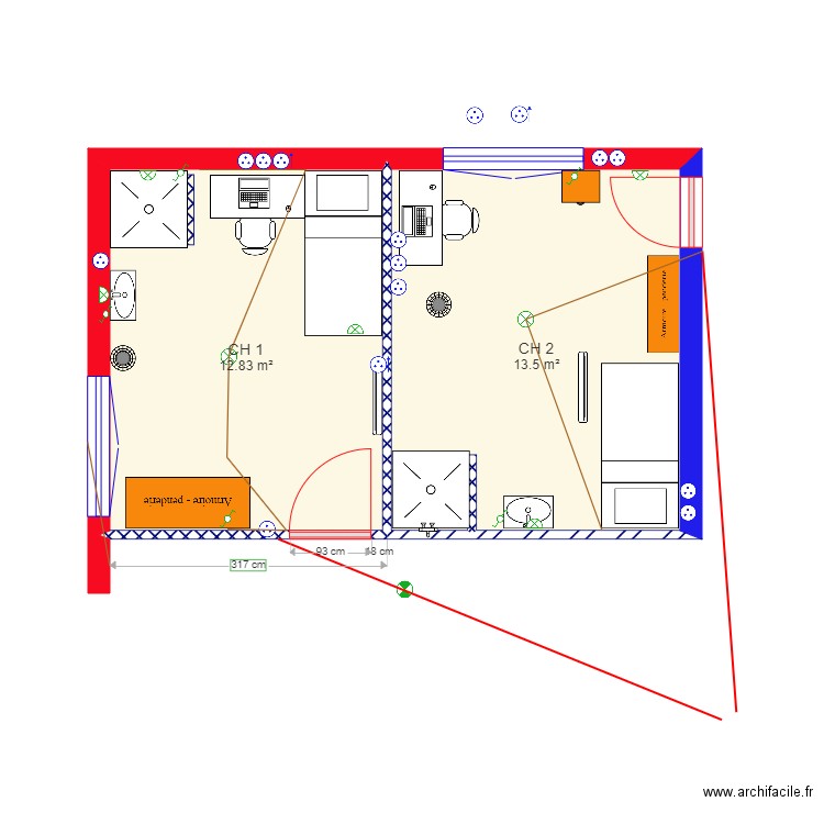 PIECE 1 CH 1 et 2 VO 20 DEFINITIVE. Plan de 0 pièce et 0 m2