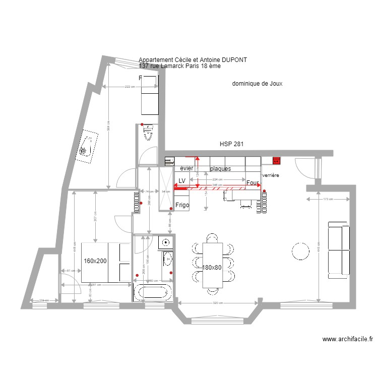 antoine et cecile D projet 7. Plan de 0 pièce et 0 m2