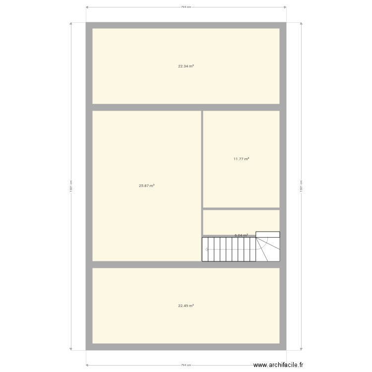 Test maison. Plan de 0 pièce et 0 m2