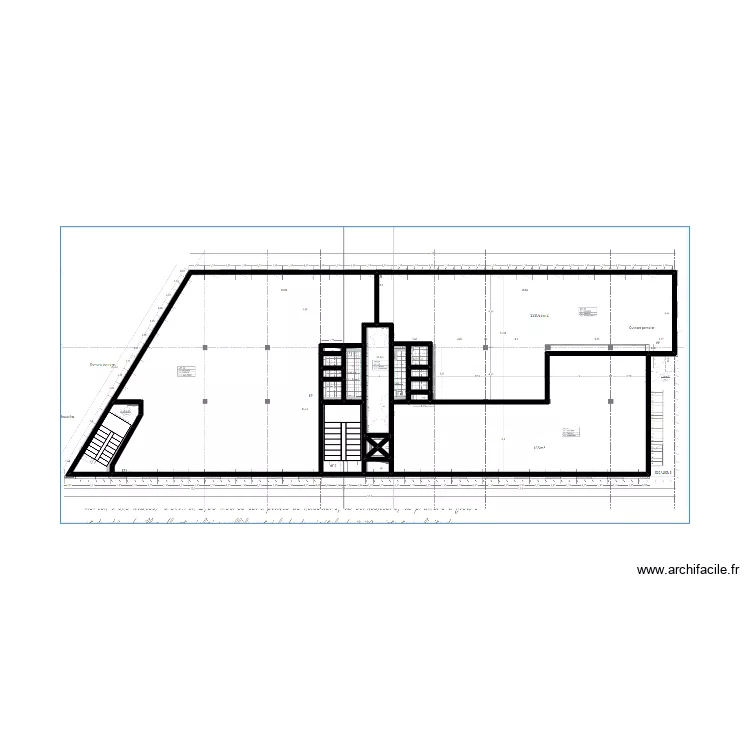 46303 croquis 1er &eacute;tage. Plan de 