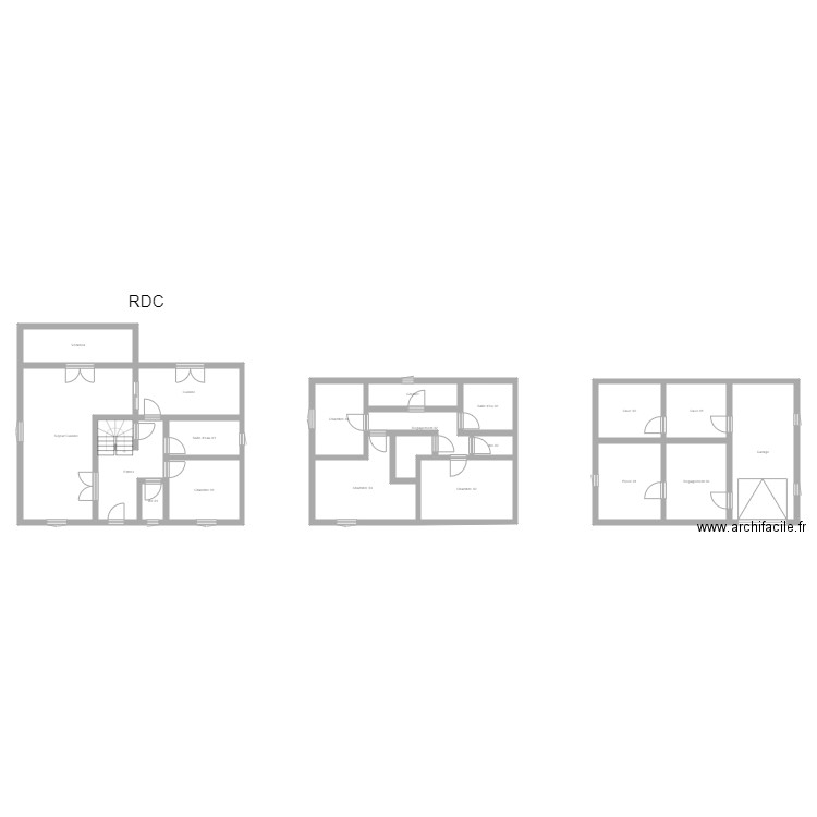 350601042. Plan de 21 pièces et 198 m2