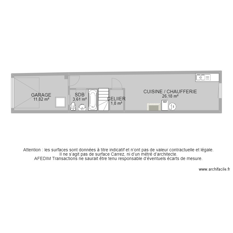 BI16103 -. Plan de 18 pièces et 127 m2