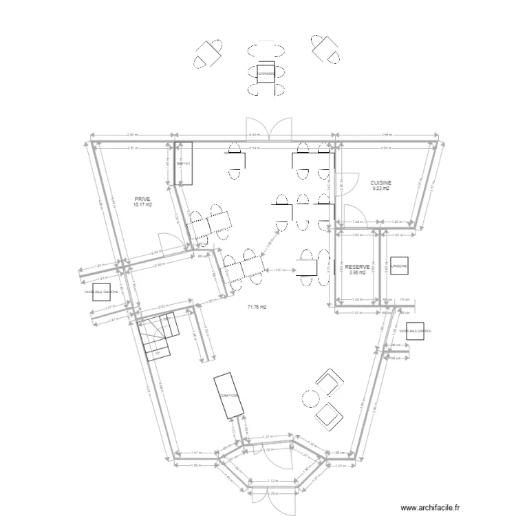 CENTRAL LE GRAND CHENE. Plan de CENTRAL LE GRAND CHENE. Plan de