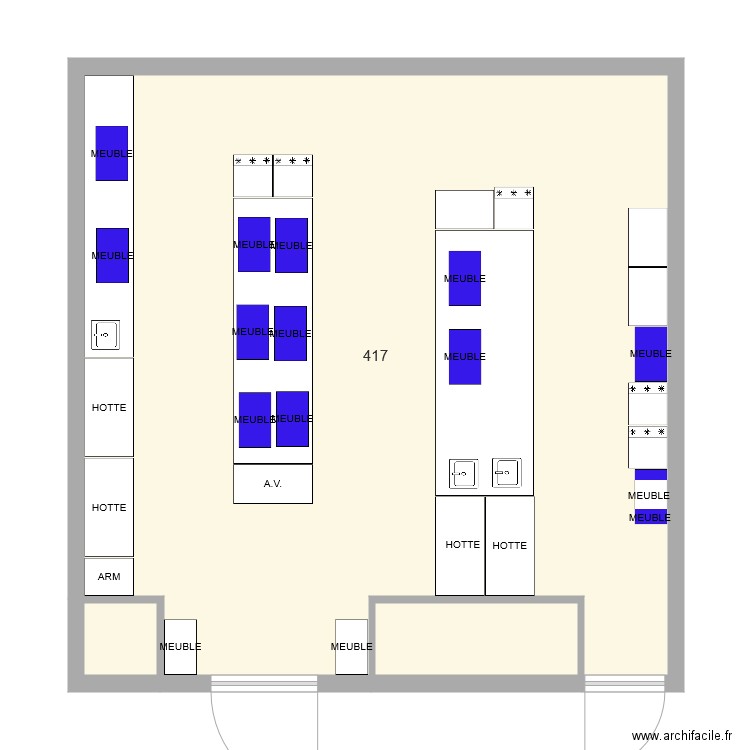 417. Plan de 0 pièce et 0 m2