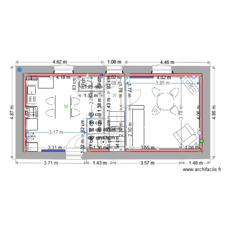 rez de chaussee 18012016. Plan de 0 pièce et 0 m2