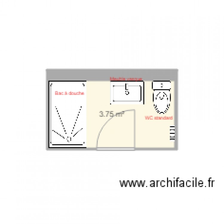 sdb guillen. Plan de 0 pièce et 0 m2