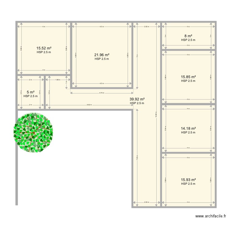 ORIGINE. Plan de 0 pièce et 0 m2