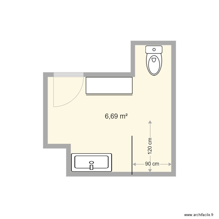 Costanzo SDB projet. Plan de 0 pièce et 0 m2