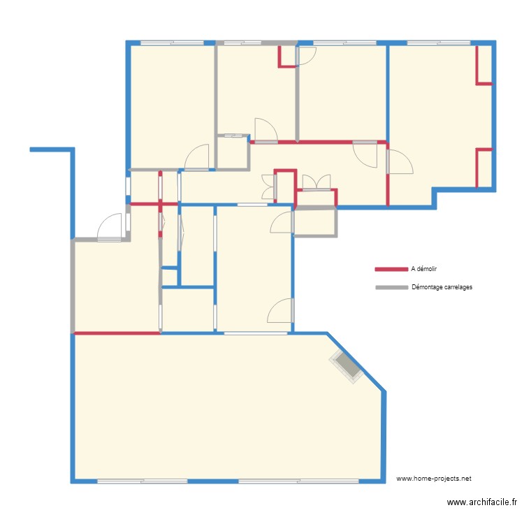 184 MESSIDOR DEMOLITIONS. Plan de 0 pièce et 0 m2