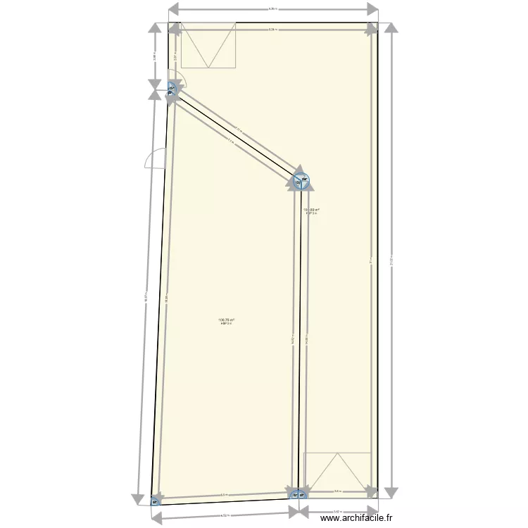 Parcelleparking2. Plan de 