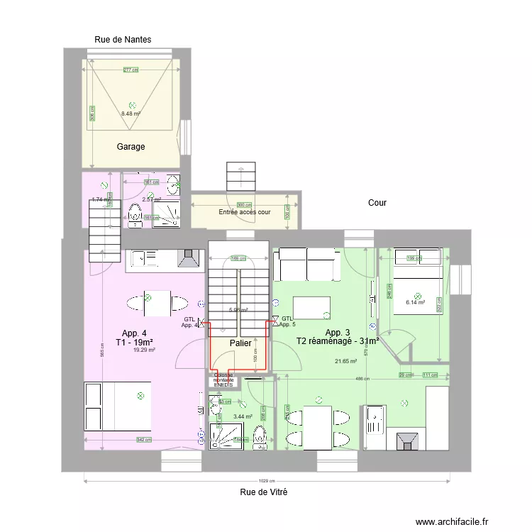 Nantes Etage 1 modif 6. Plan de 
