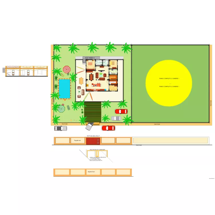nuova 2 camere. Plan de 