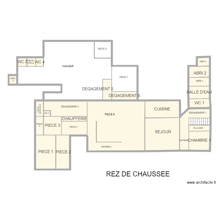 MARTINEZ RDC. Plan de 0 pièce et 0 m2