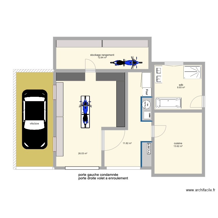 atelier maison 1. Plan de 0 pièce et 0 m2