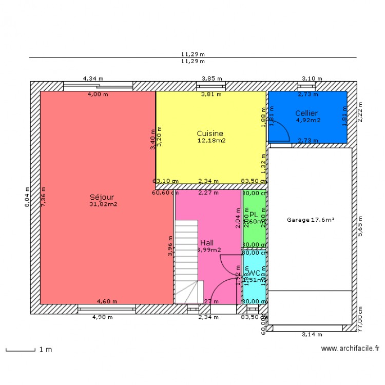 WODZYNSKI IGNOUX. Plan de 0 pièce et 0 m2