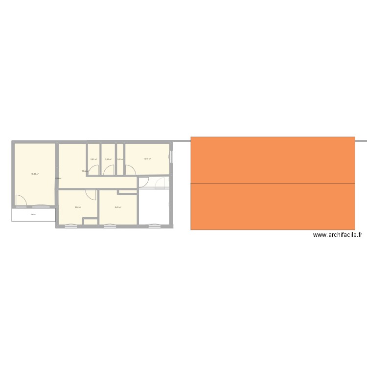 Maison Perrin - Proposition Johan. Plan de 0 pièce et 0 m2