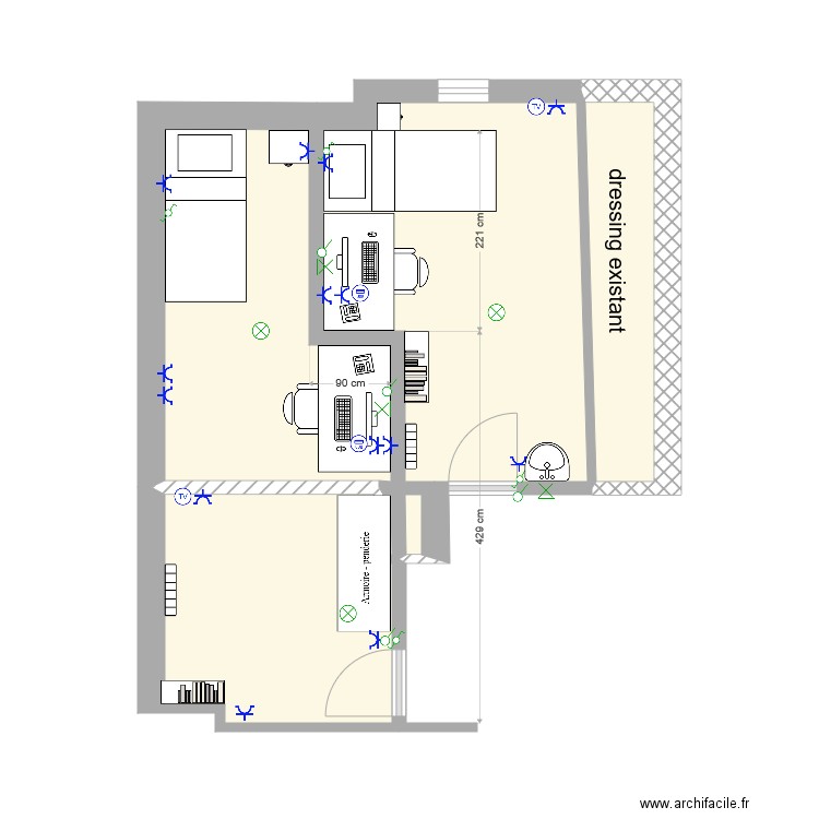 Centre11 Draguet Am Etagev2. Plan de 0 pièce et 0 m2