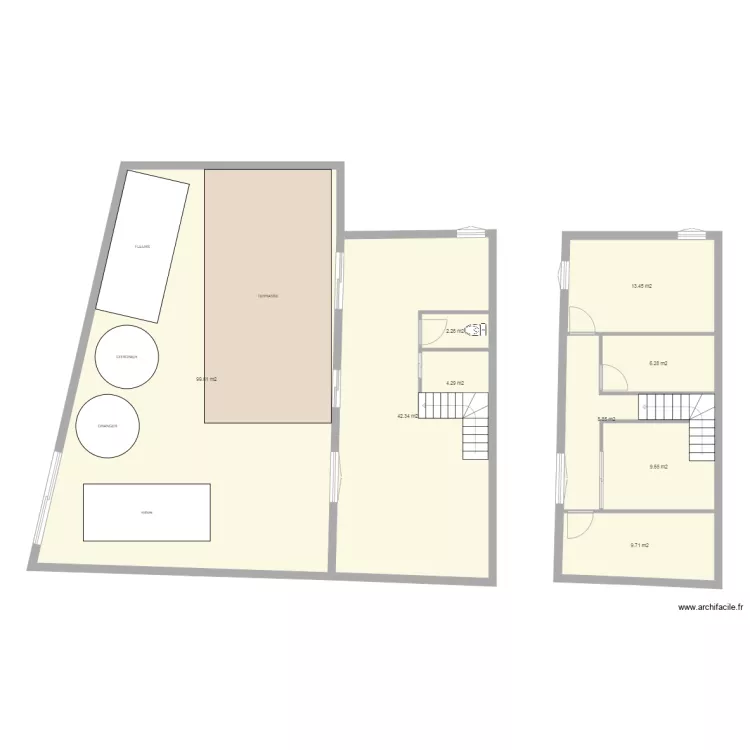 AV CANIGOU HABITATION 2. Plan de AV CANIGOU HABITATION 2. Plan de