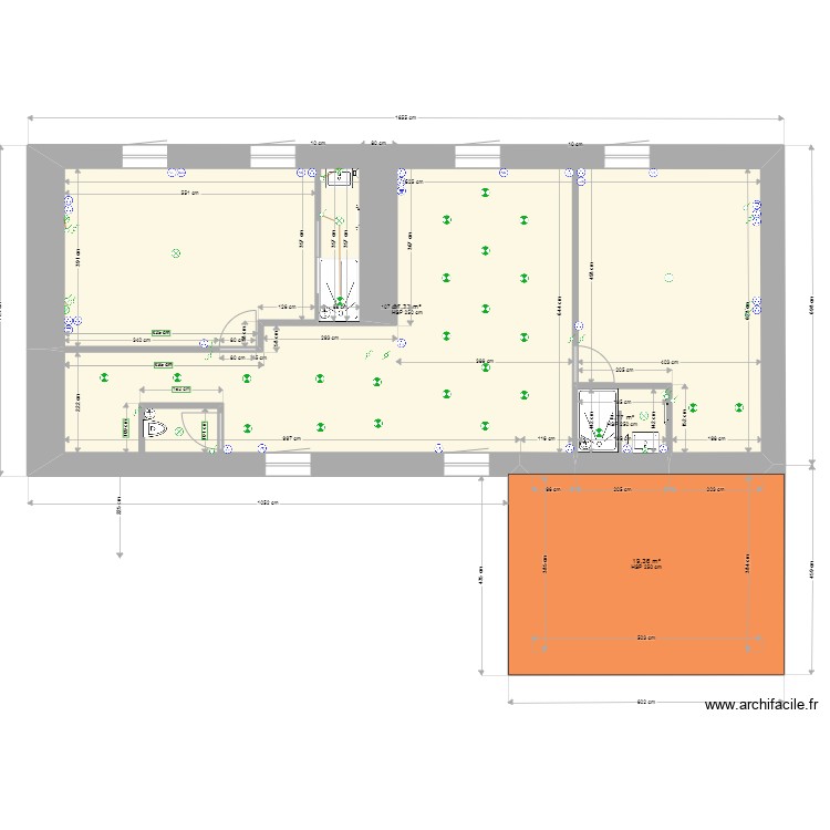 1er ETAGE bis. Plan de 0 pièce et 0 m2